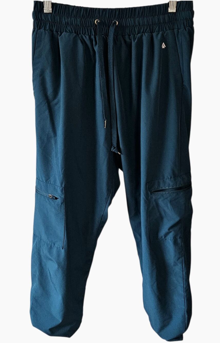 Women's Teal Green Cali Sport Lightweight Joggers SZ M